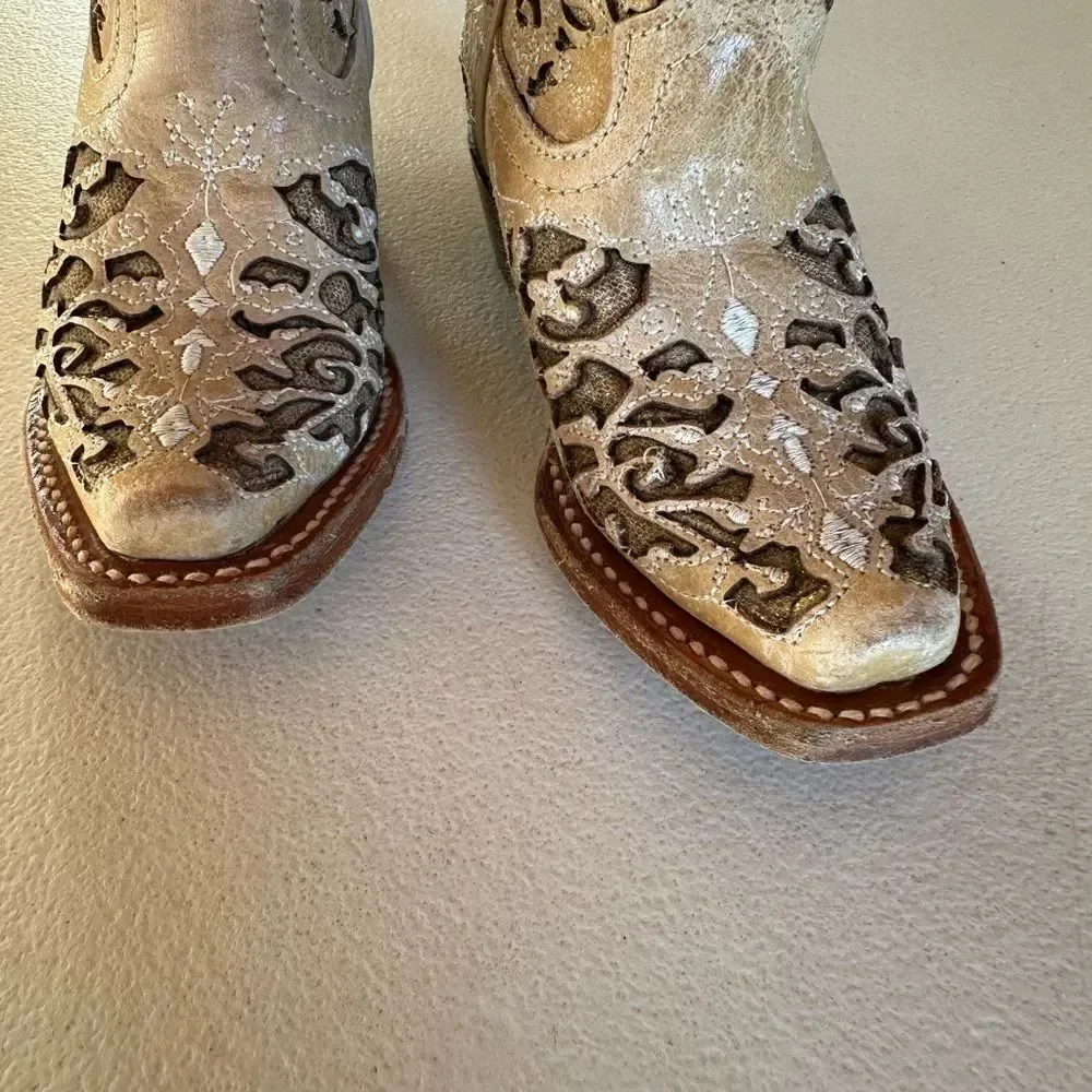 Tan Western Cowboy Boots